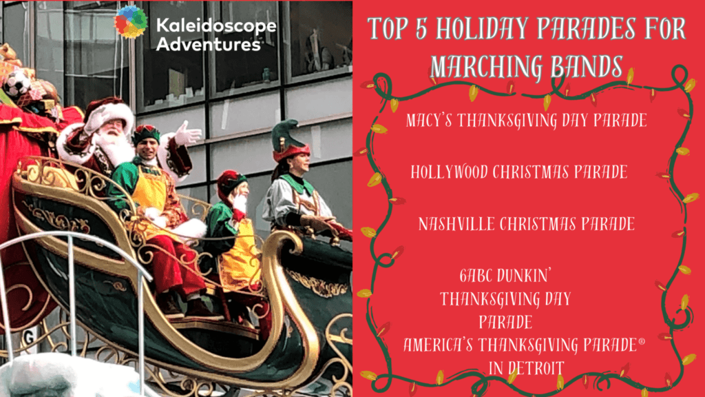 top 5 holiday parades for marching bands