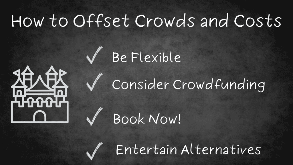 how to offset crowds and costs